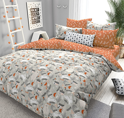 Постельное белье для детей Лесная сказка/поплин